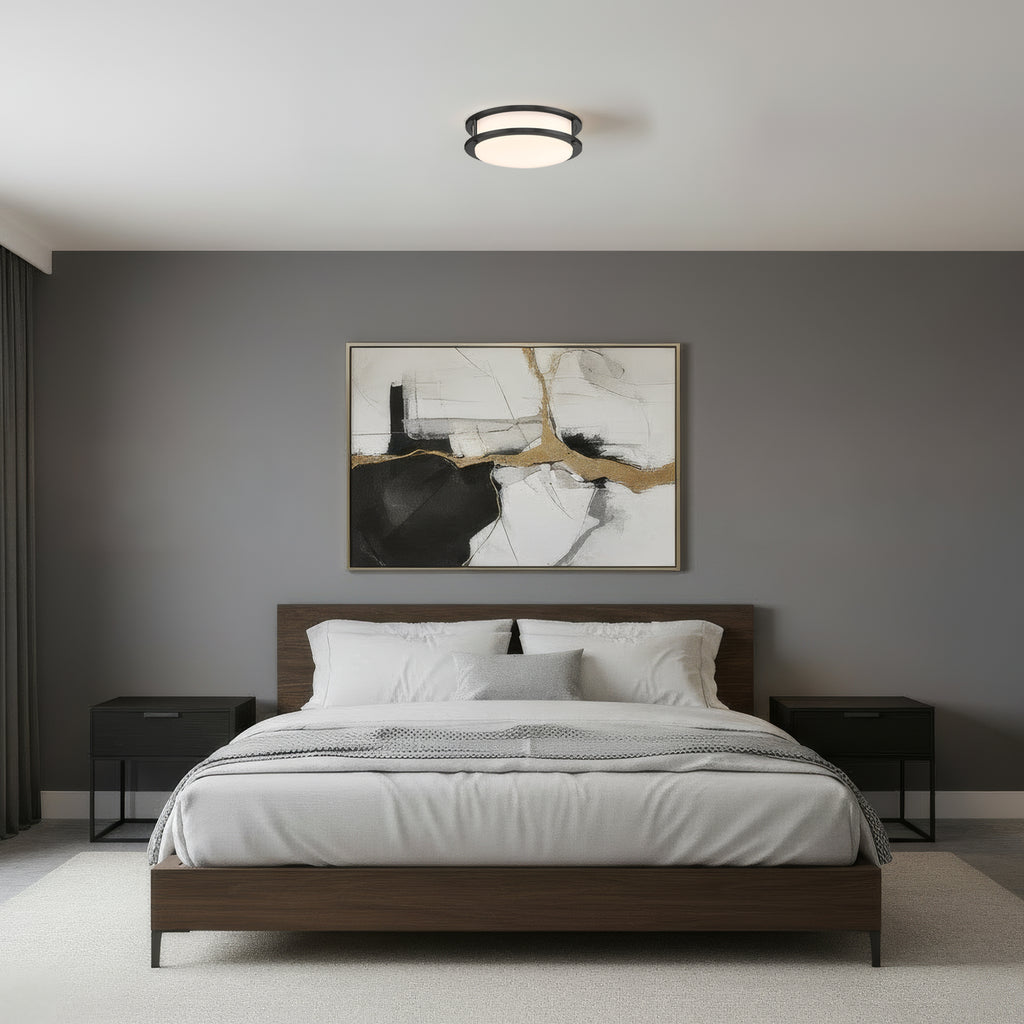 Round Integrated LED Flush Mount, 3 CCT