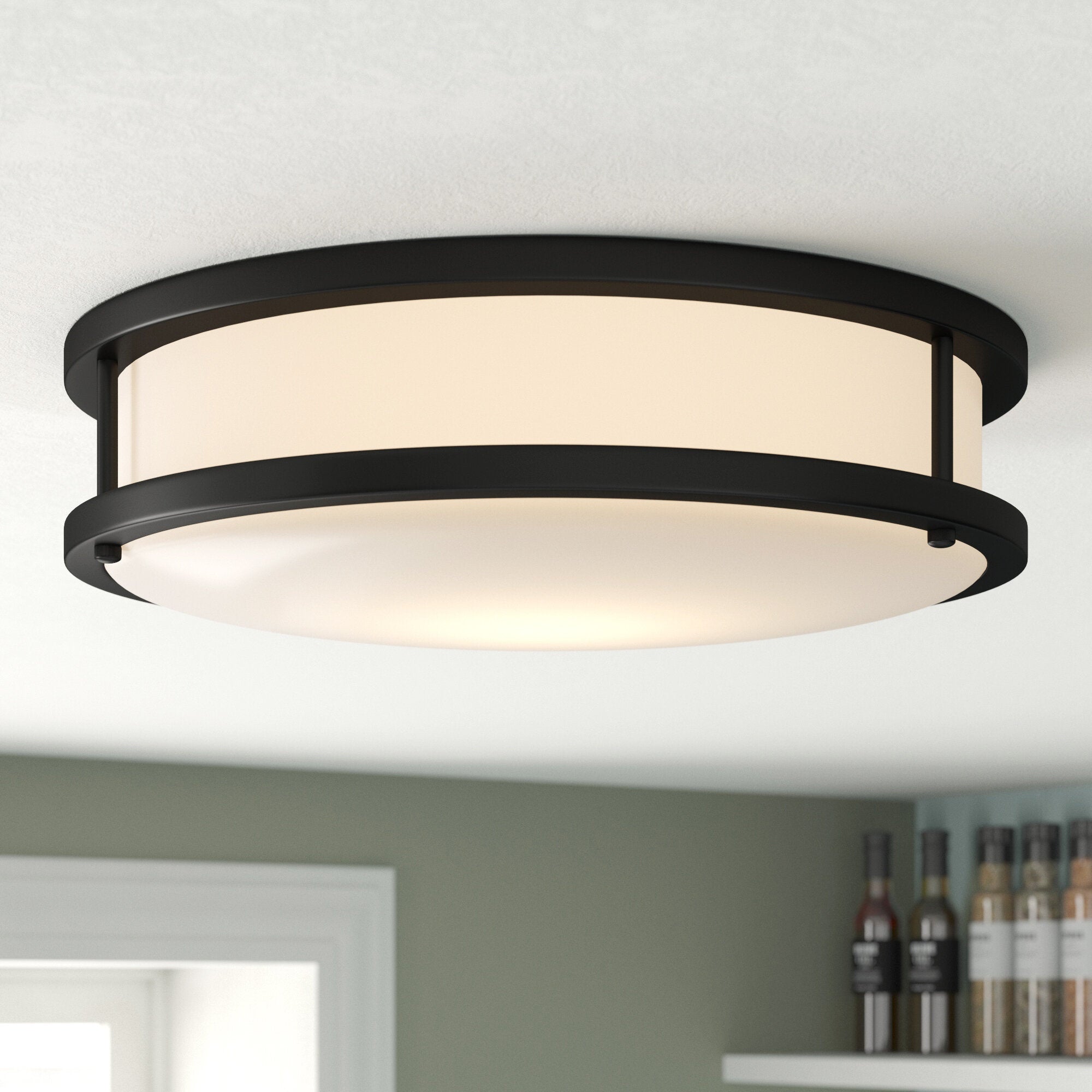 Round Integrated LED Flush Mount, 3 CCT