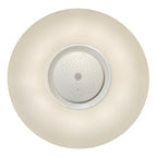 15 in. Adonis White Voice Control Selectable CCT LED Round Ceiling Light Flush Mount