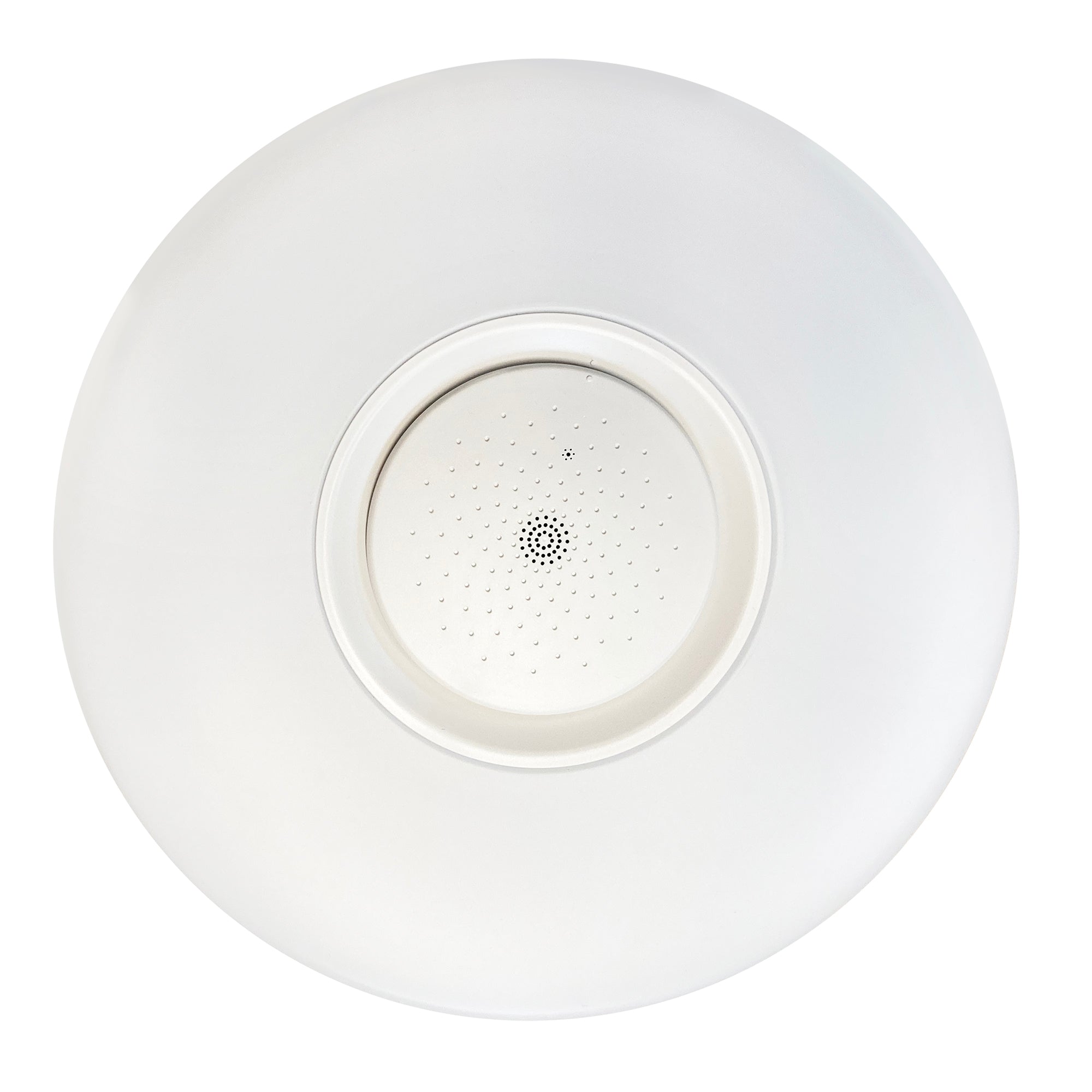 15 in. Adonis White Voice Control Selectable CCT LED Round Ceiling Light Flush Mount