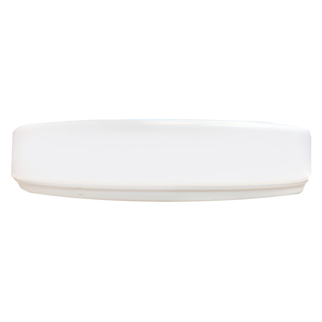 15 in. Adonis White Voice Control Selectable CCT LED Round Ceiling Light Flush Mount