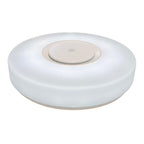 15 in. Adonis White Voice Control Selectable CCT LED Round Ceiling Light Flush Mount