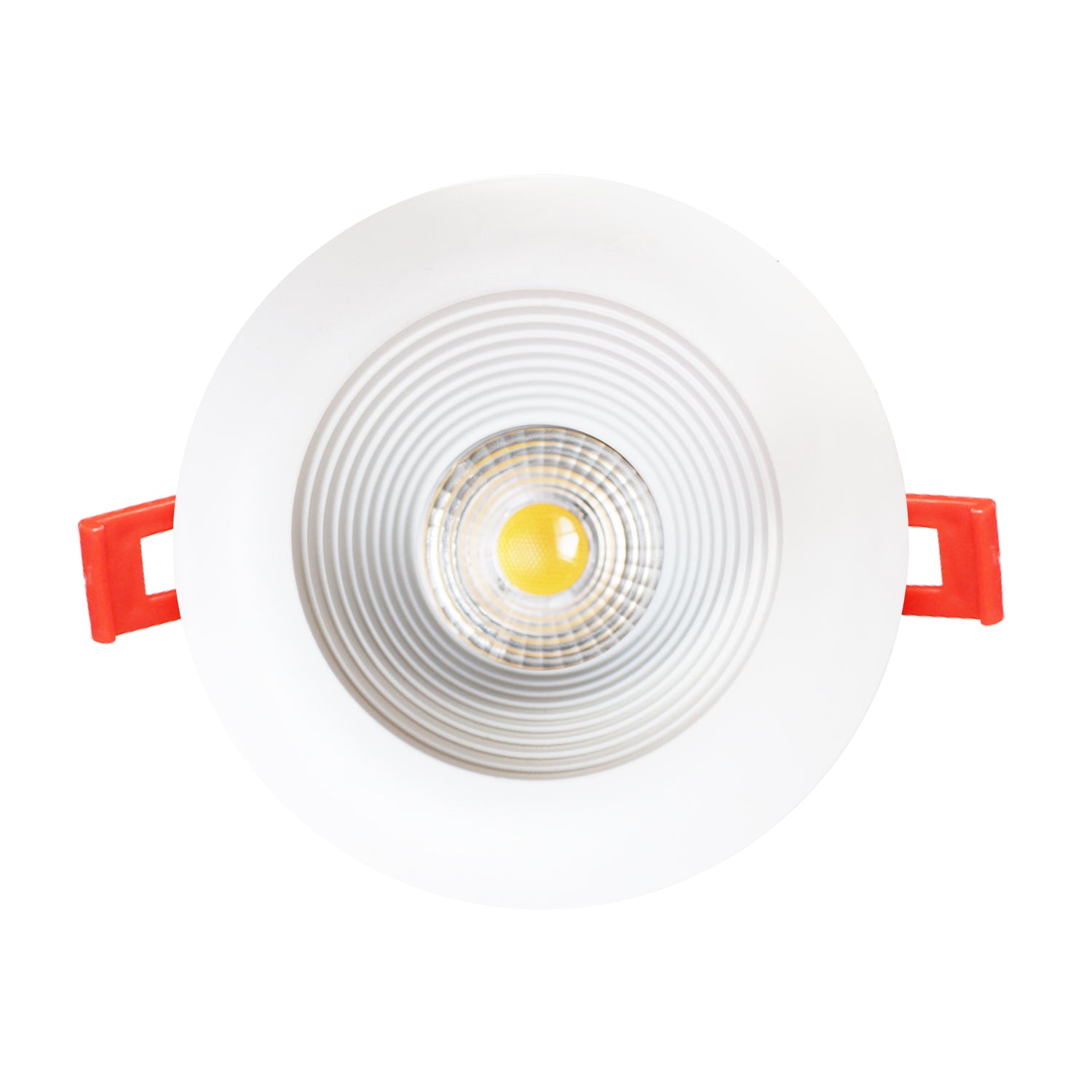 3 in. White 3000K/4000K Canless Remodel Baffle Integrated LED Recessed Light Kit