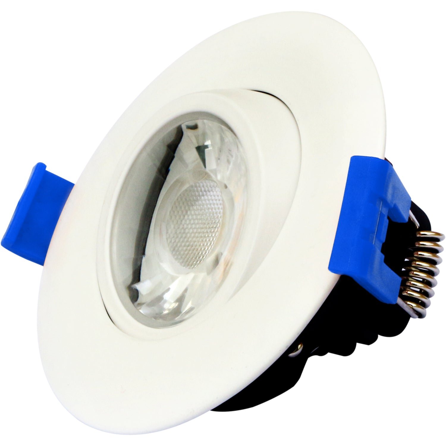3 in. White 4000K Canless Remodel Directional Gimbal Integrated LED Recessed Light Kit