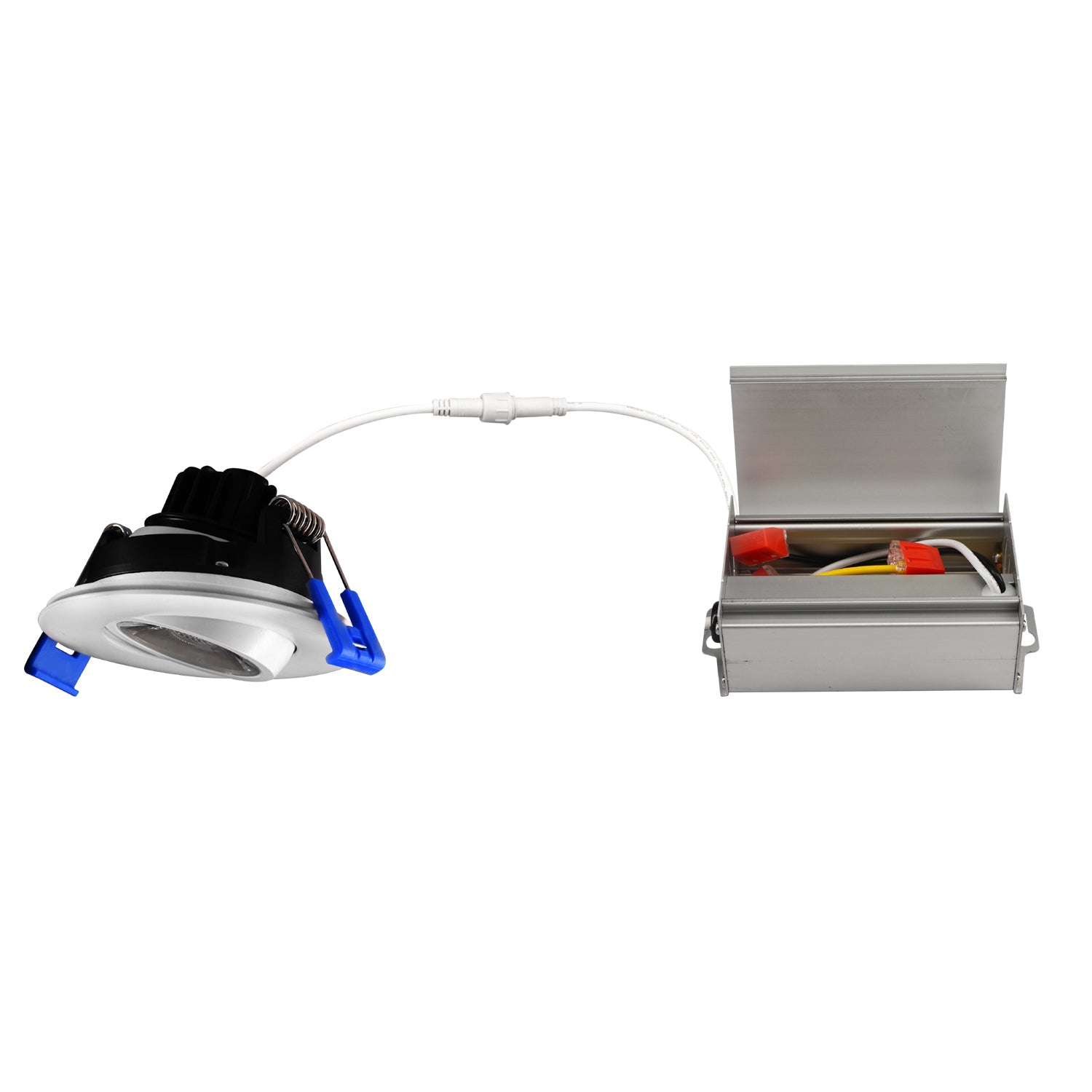3 in. White 4000K Canless Remodel Directional Gimbal Integrated LED Recessed Light Kit