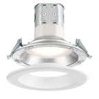 Easy Up Integrated LED 6 in. Airtight Dimmable Canless Recessed Light Kit with Magnetic White Trim
