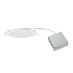6 in. Round 800 Lumens Selectable CCT Integrated LED Canless Slim Panel Light