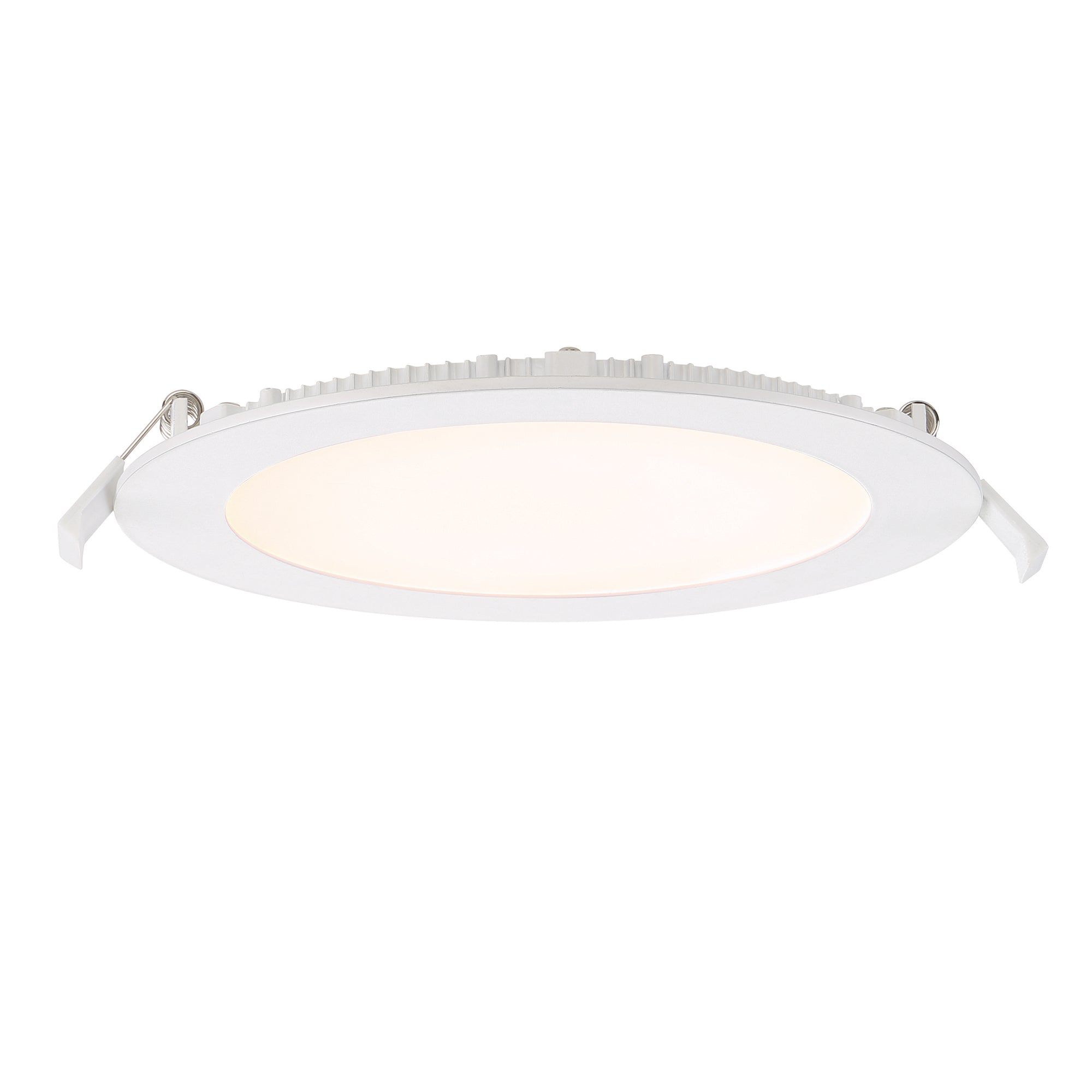 6 in. Round 800 Lumens Selectable CCT Integrated LED Canless Slim Panel Light
