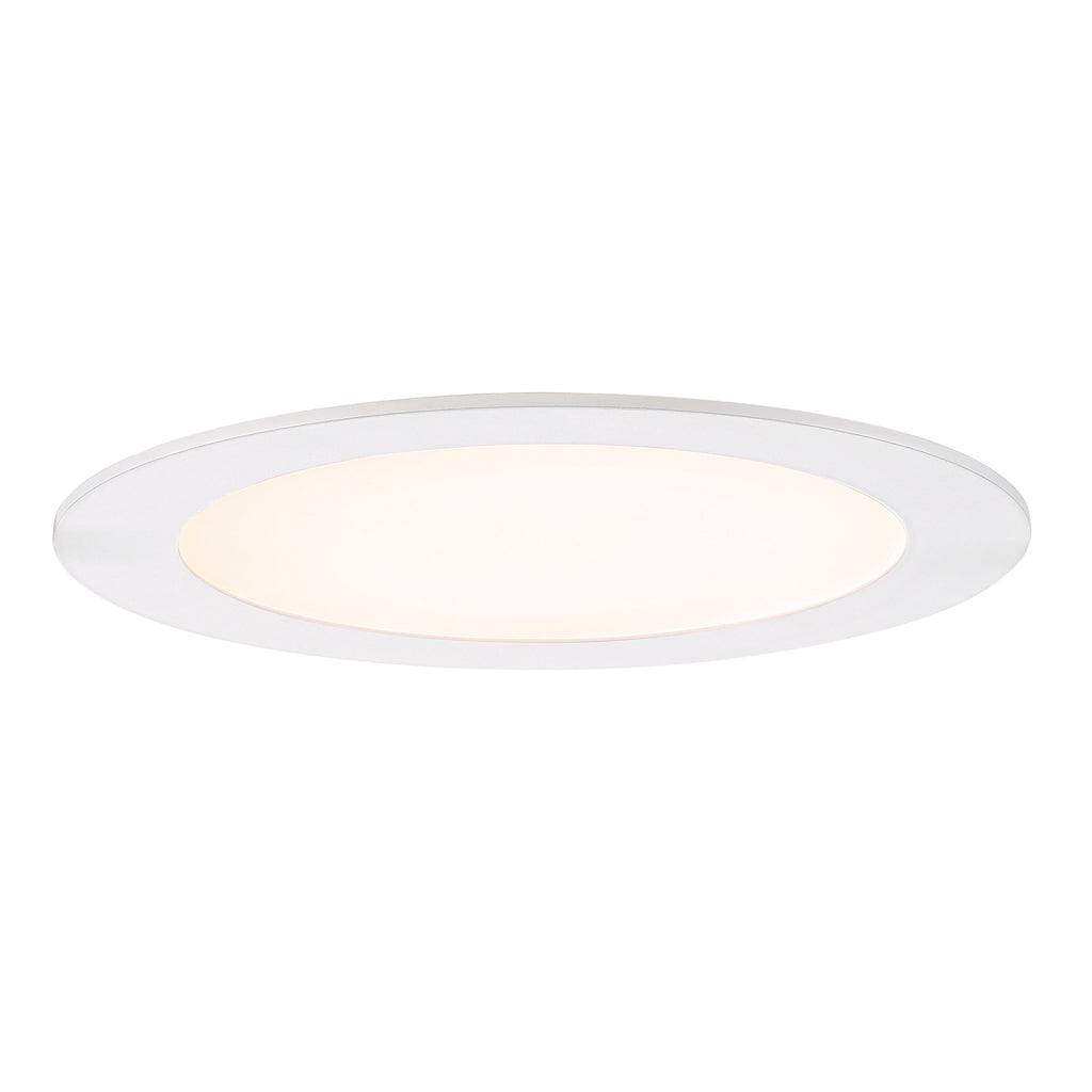 6 in. Round 800 Lumens Selectable CCT Integrated LED Canless Slim Panel Light