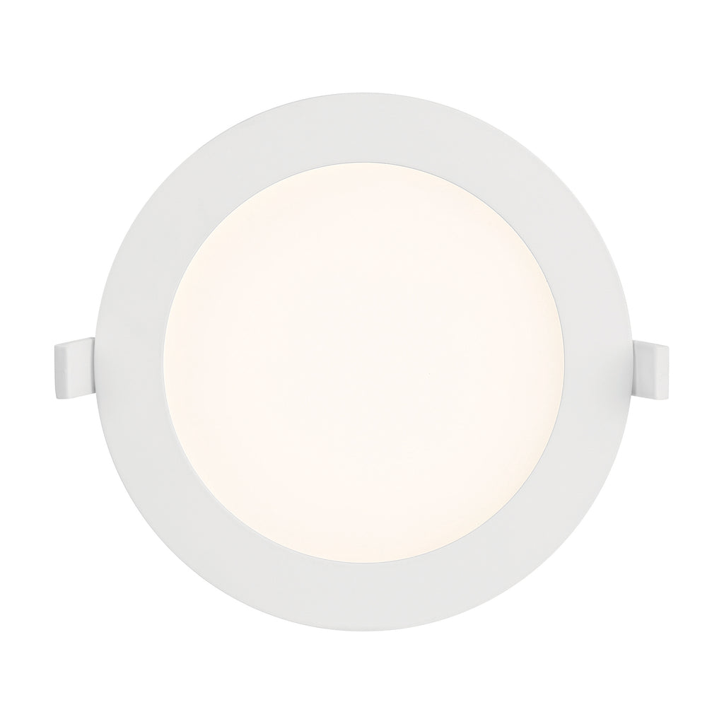 6 in. Round 800 Lumens Selectable CCT Integrated LED Canless Slim Panel Light