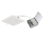 6 in. Square 800 Lumens Selectable CCT Integrated LED Canless Slim Panel Light