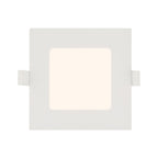 6 in. Square 800 Lumens Selectable CCT Integrated LED Canless Slim Panel Light