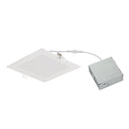 6 in. Square 900 Lumens Integrated LED Canless Slim Panel Light, 5000K