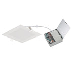 6 in. Square 900 Lumens Integrated LED Canless Slim Panel Light, 5000K