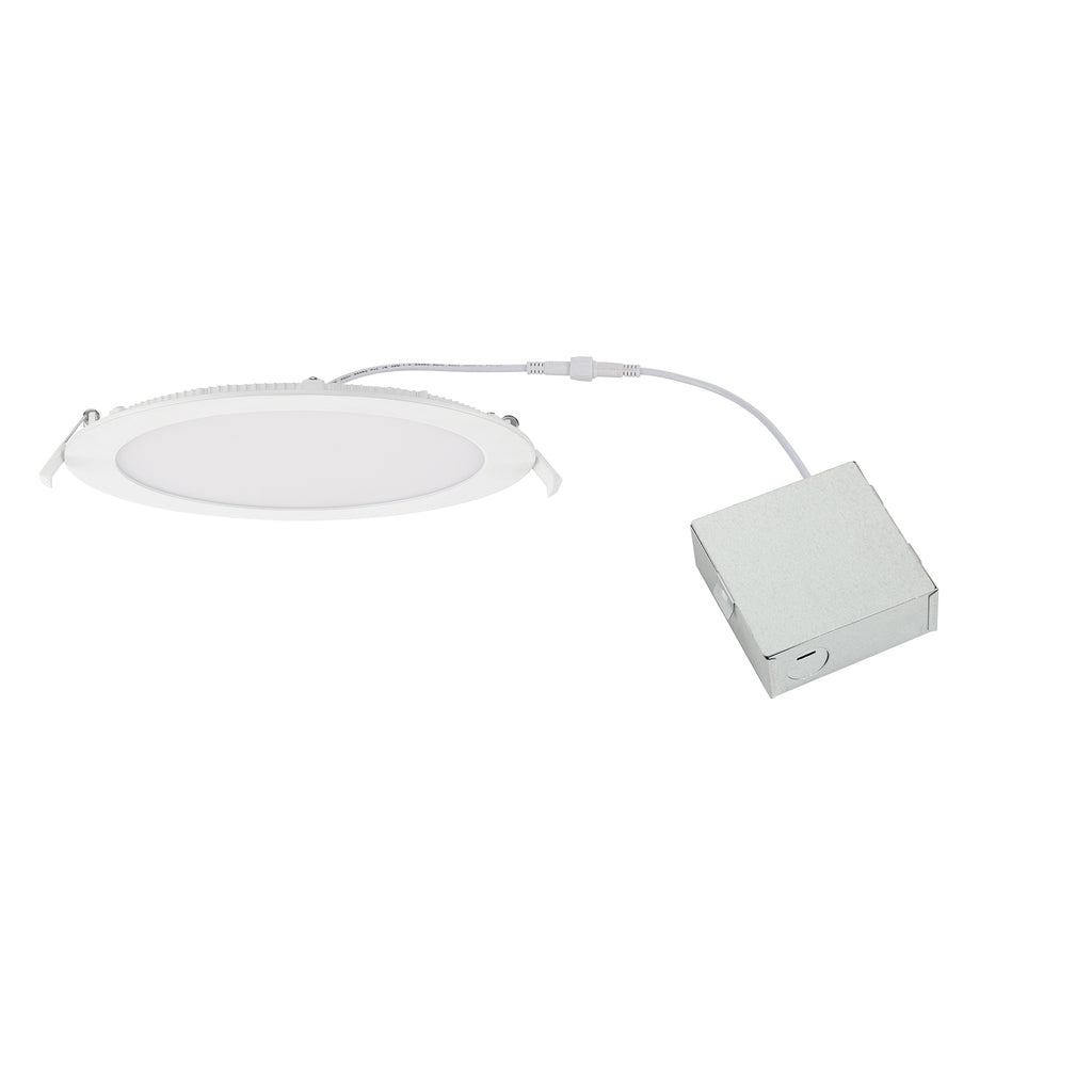 6 in./8 in. Round Integrated LED Canless Slim Panel Light, 5000K