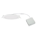 6 in./8 in. Round Integrated LED Canless Slim Panel Light, 5000K