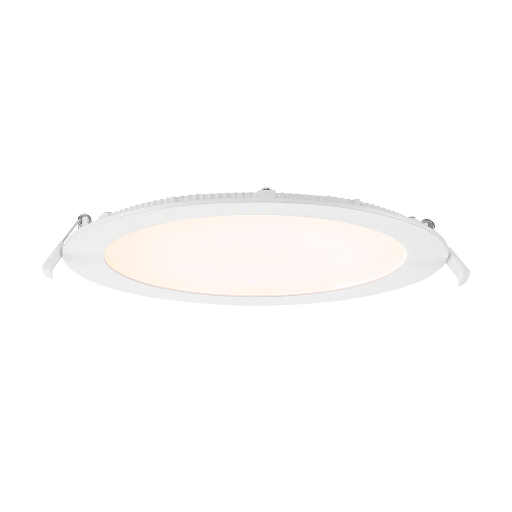 6 in./8 in. Round Integrated LED Canless Slim Panel Light, 5000K