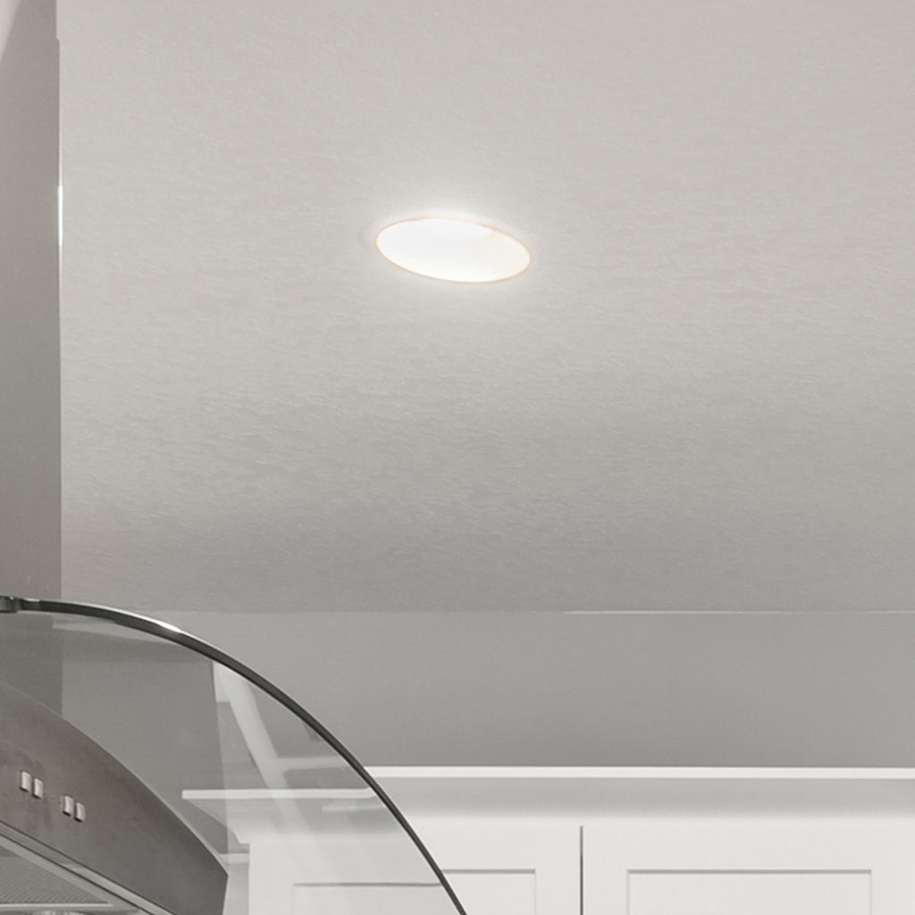 5 in. and 6 in. Integrated LED Airtight Dimmable White Recessed Light Trim 5000K