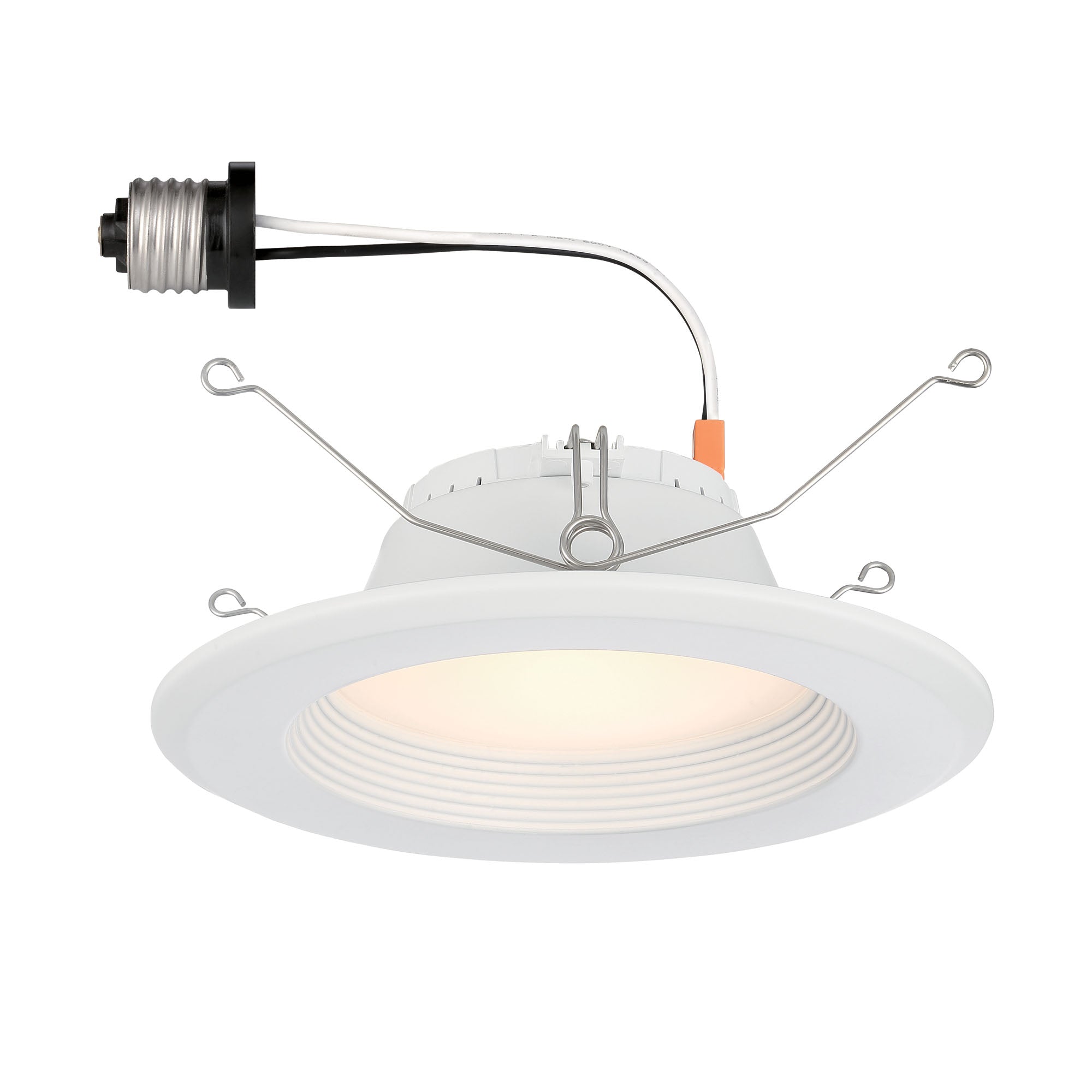 5 in. and 6 in. Integrated LED Airtight Dimmable White Recessed Light Trim 5000K