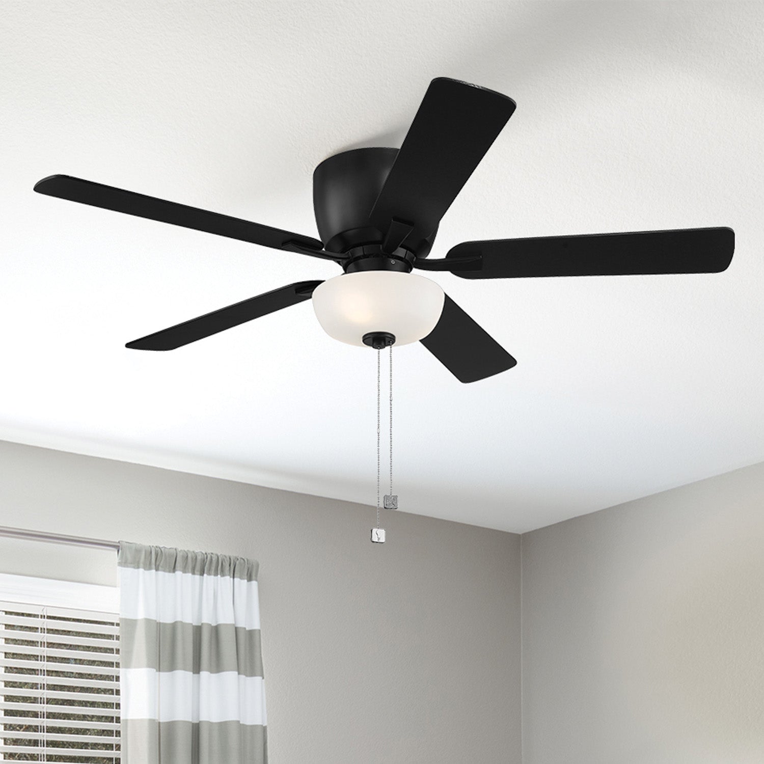 Gallant 52 in. Indoor/Covered Outdoor Ceiling Fan with Included LED Bulbs, Pull Chain Control