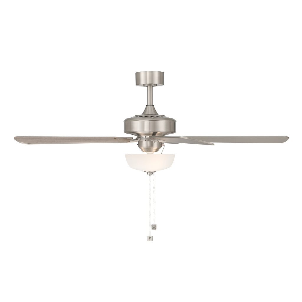 Gallant II 52 in. Indoor/Covered Outdoor Transitional Ceiling Fan with (3) 3000K LED Bulbs Included