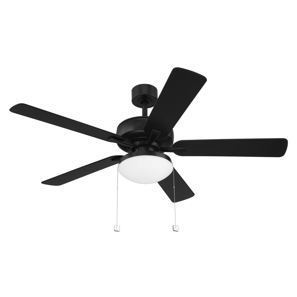 Outllant 52 in. Outdoor Transitional Ceiling Fan with Included 3000K LED Bulbs, Pull Chain Control