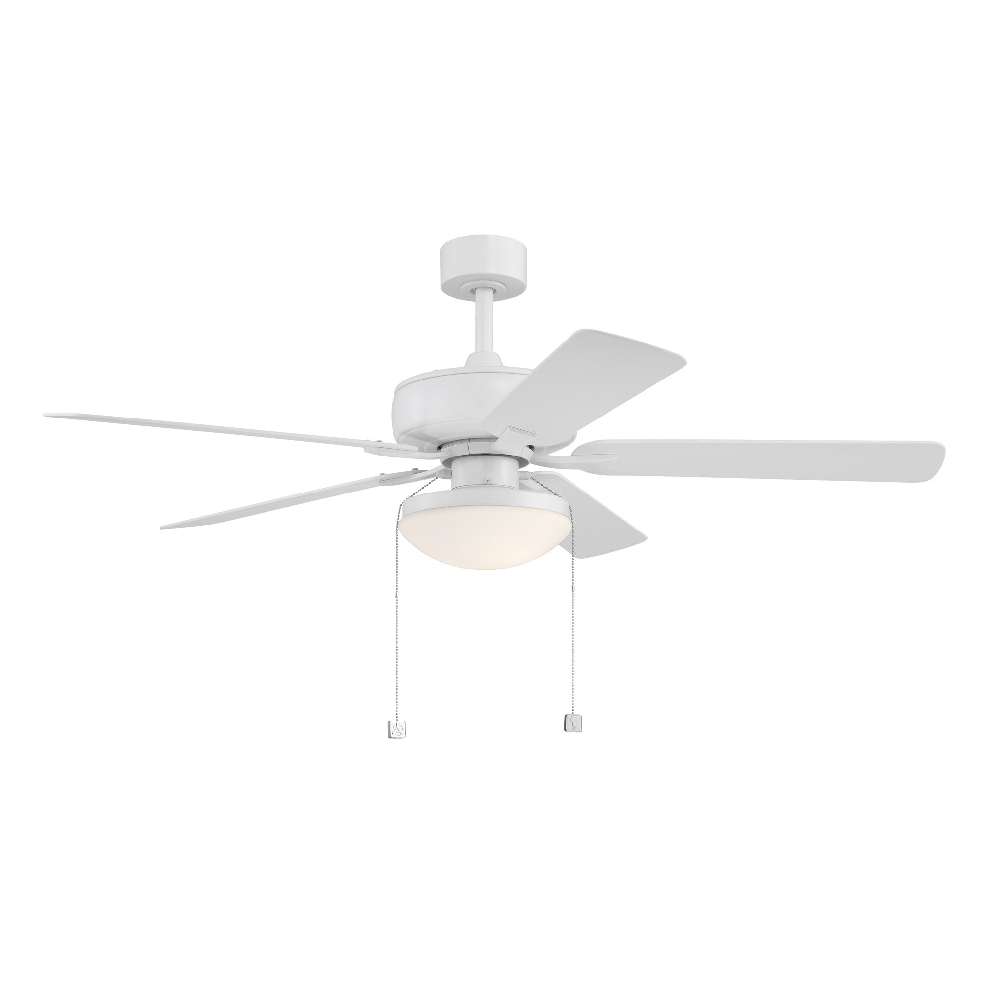 Outllant 52 in. Outdoor Transitional Ceiling Fan with Included 3000K LED Bulbs, Pull Chain Control