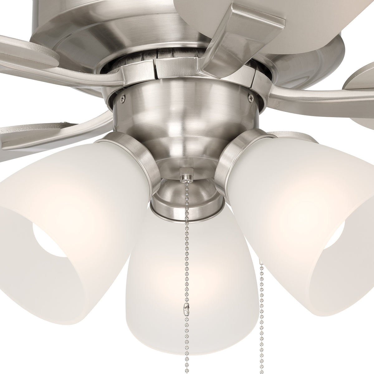 Stellant II 52 in. Indoor/Covered Outdoor Traditional Ceiling Fan with (3) 3000K LED Bulbs Included