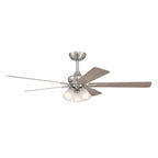 Charney 52 in. Indoor Traditional Ceiling Fan with (3) 3000K LED Bulbs, Remote Included