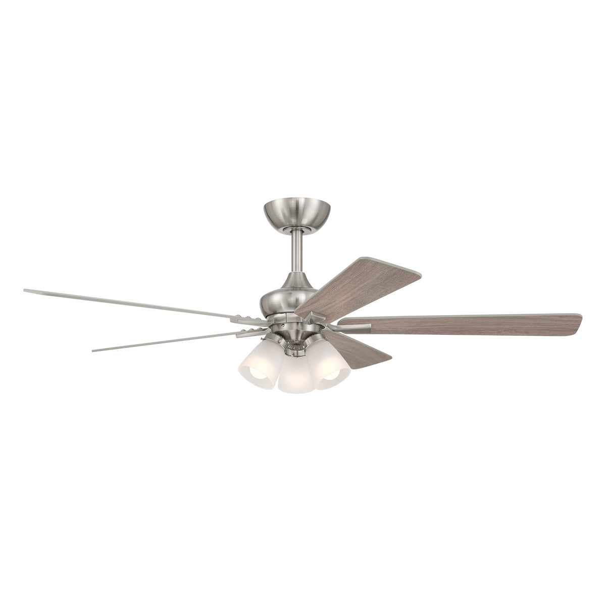 Charney 52 in. Indoor Traditional Ceiling Fan with (3) 3000K LED Bulbs, Remote Included