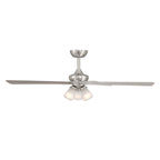 Charney 52 in. Indoor Traditional Ceiling Fan with (3) 3000K LED Bulbs, Remote Included