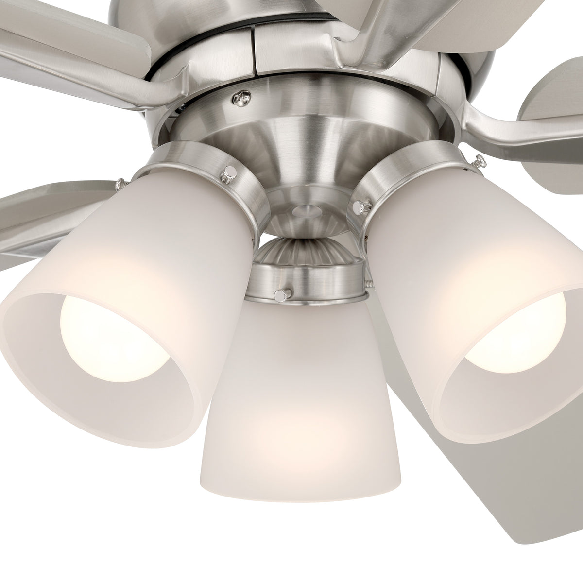 Charney 52 in. Indoor Traditional Ceiling Fan with (3) 3000K LED Bulbs, Remote Included