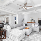 Charney 52 in. Indoor Traditional Ceiling Fan with (3) 3000K LED Bulbs, Remote Included
