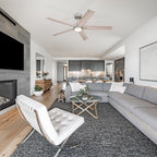 Cory 52 in. Indoor/Covered Outdoor Modern Ceiling Fan with Integrated 3000K LED w/ Remote Control