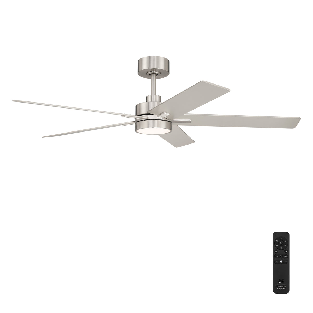 Cory 52 in. Indoor/Covered Outdoor Modern Ceiling Fan with Integrated 3000K LED w/ Remote Control