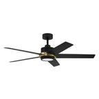 Cassique 52 in. Integrated LED Indoor/Outdoor Selectable CCT Ceiling Fan with Light, Remote Control