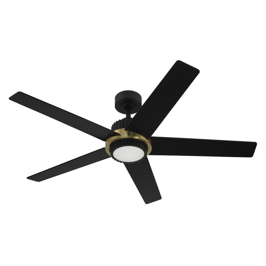 Cassique 52 in. Integrated LED Indoor/Outdoor Selectable CCT Ceiling Fan with Light, Remote Control