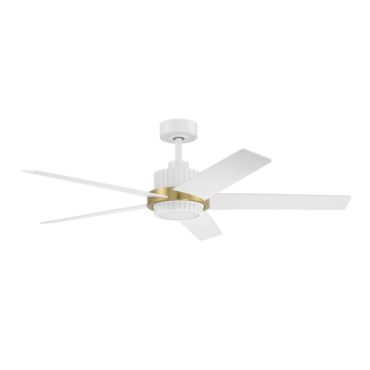 Cassique 52 in. Integrated LED Indoor/Outdoor Selectable CCT Ceiling Fan with Light, Remote Control