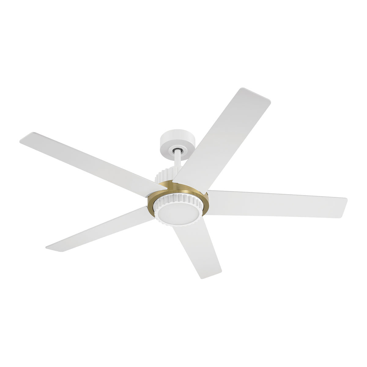 Cassique 52 in. Integrated LED Indoor/Outdoor Selectable CCT Ceiling Fan with Light, Remote Control