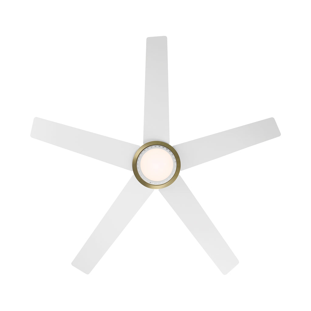 Cassique 52 in. Integrated LED Indoor/Outdoor Selectable CCT Ceiling Fan with Light, Remote Control