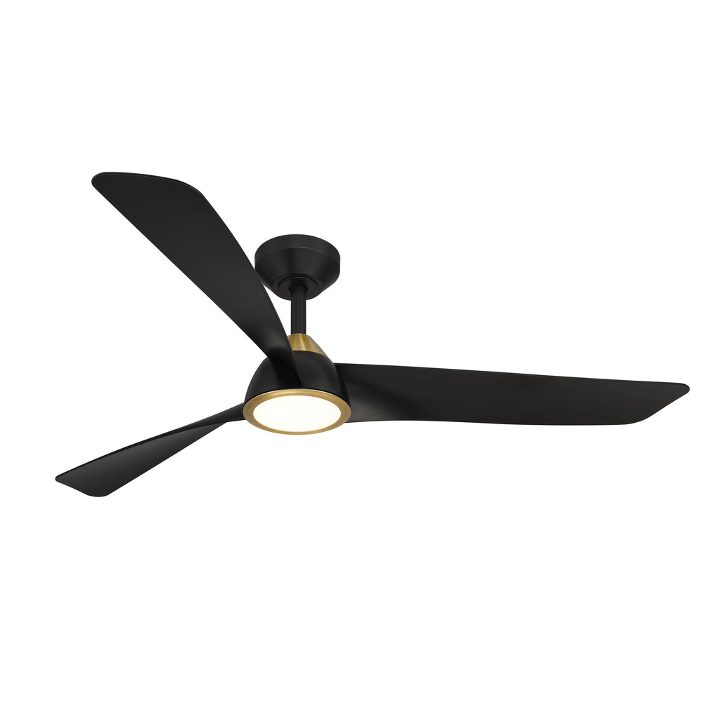 Hermosa 52 in. Indoor/Covered Outdoor Modern Ceiling Fan with Integrated 5CCT LED with Remote Control