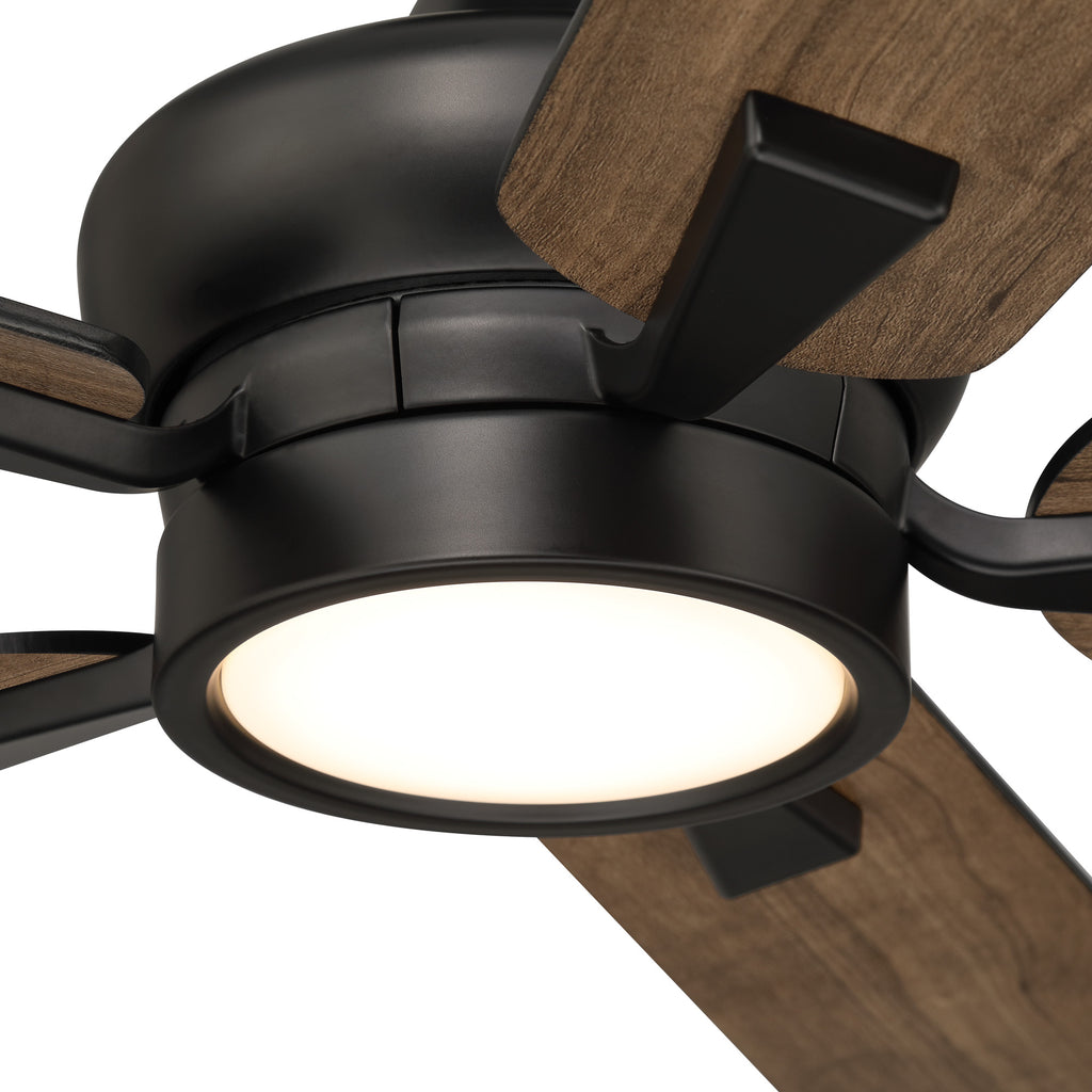 Rossby 52 in. Indoor Transitional Ceiling Fan with Integrated 3000K LED with Remote Control Included