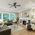 Rossby 52 in. Indoor Transitional Ceiling Fan with Integrated 3000K LED with Remote Control Included