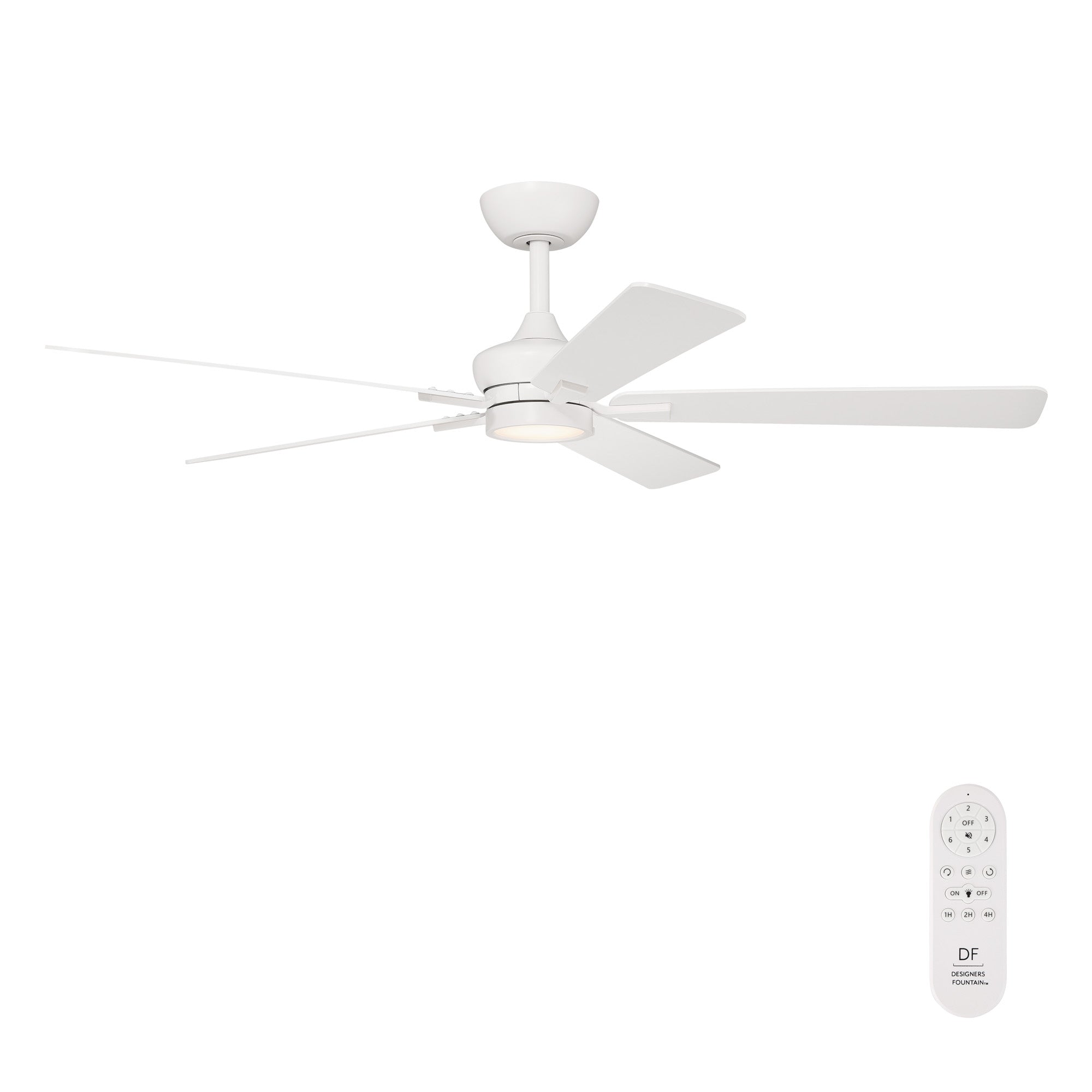 Rossby 52 in. Indoor Transitional Ceiling Fan with Integrated 3000K LED with Remote Control Included
