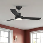 Tempest 48 in. Indoor Modern Ceiling Fan with Integrated LED, Selectable White Light, and Remote Control