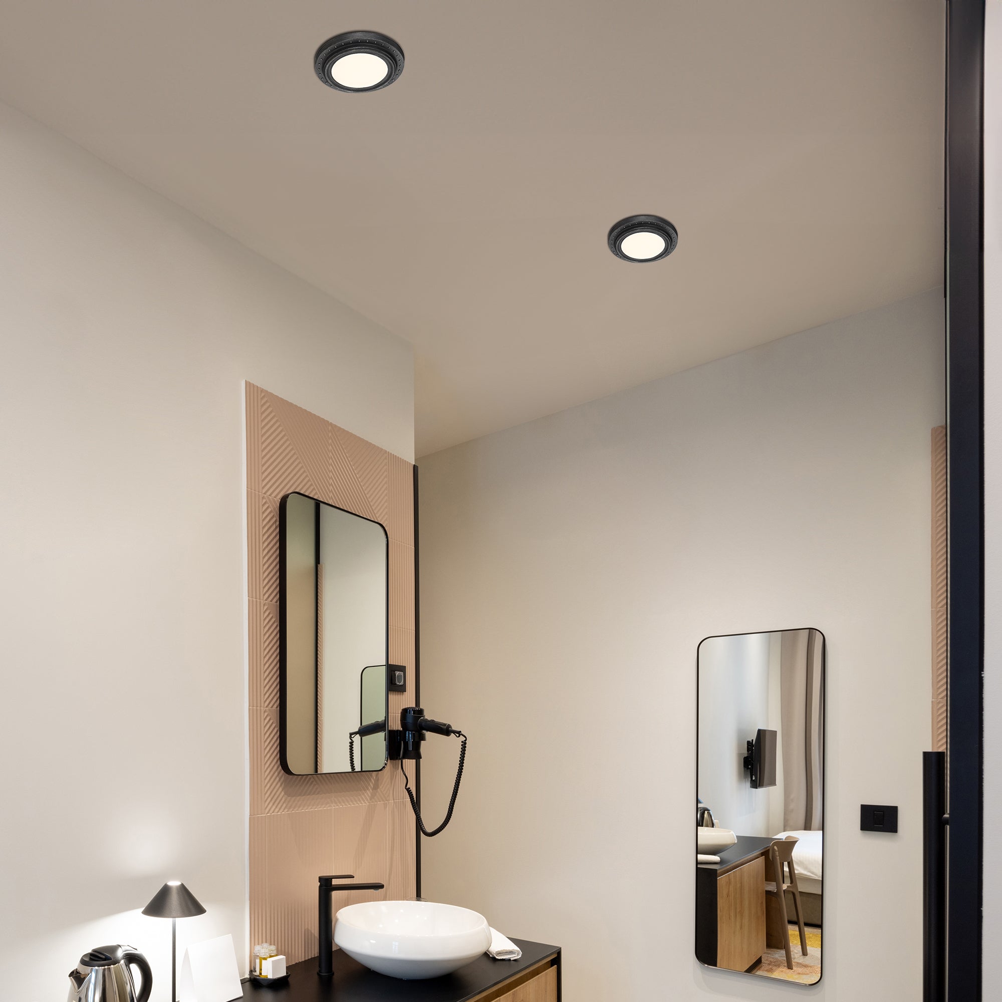 9" Edge Lit LED Flushmount