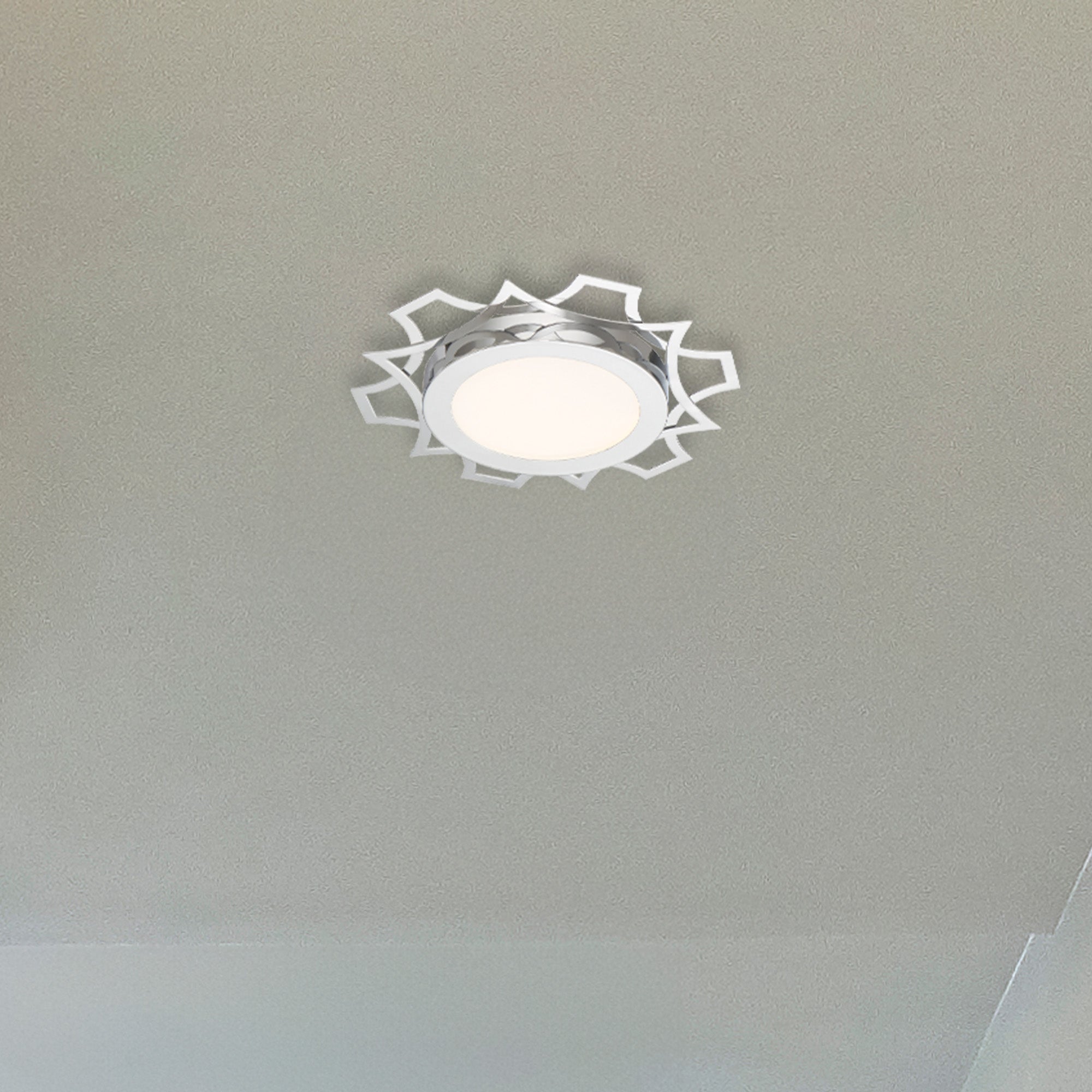 12" Edge Lit LED Flushmount