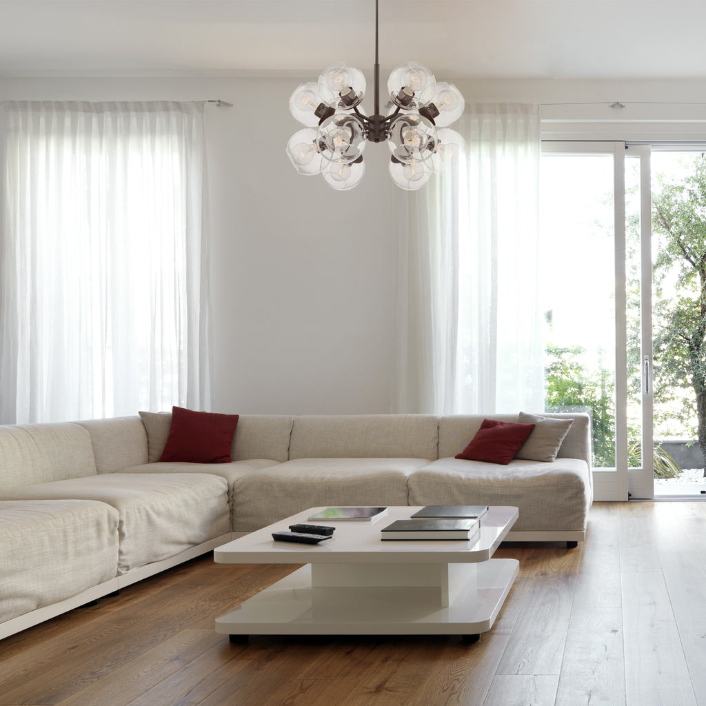 Meridian 12 Light Chandelier