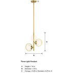 Teatro 15’ 3-Light Pendant Light