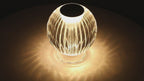 Mia 4.14 in. Brass Modern 8-RGBW Color-Changing Rechargeable LED Portable Acrylic Novelty Gift Lamp